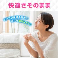 らくハピ エアコンフィルター 1個（2枚入） エアコン 掃除 貼るだけ アース製薬