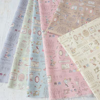 スーちゃんコレクション Sunbonnet Sue ソーイング プリント生地 ライトブルー 巾約110cm×4mカット NCM25000-D（直送品）