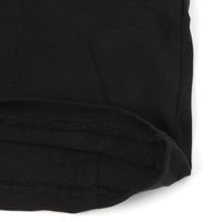 メンズ コットンロゴ無地ボクサーパンツ ブラック S LAKOLE/ラコレ