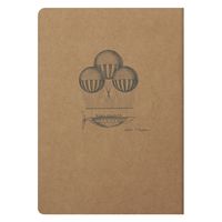 クレールフォンテーヌ フライングスピリット糸綴じノート A5 横罫 クラフト cf103536 1冊（直送品）