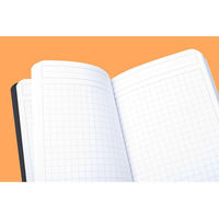 ロディア アンリミテッド 9x14 オレンジ 5mm方眼 cf118858 1冊