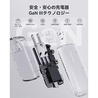 VOLTME USB充電器 65W TypeC ブラックバンドル ケーブル付 V2099 1個