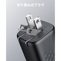 VOLTME USB充電器 TypeA 12Wx2 ブラック 折りたたみ式 V2077 1個