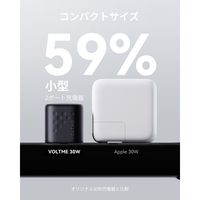 VOLTME USB充電器 30W TypeC ブラック V2090 1個