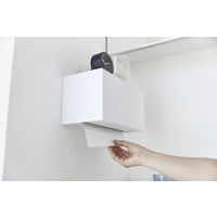 tower（タワー） 石こうボード壁対応トレー付きペーパータオルディスペンサー タワー ホワイト 2003 1台 山崎実業