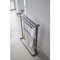 tower（タワー） 横から掛けられるバスタオルハンガー タワー スリム ブラック 5577 1台 山崎実業