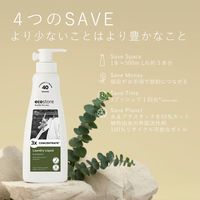 エコストア ランドリーコンセントレートポンプ ユーカリ 480mL 1個 衣料用洗剤 エコストアジャパン