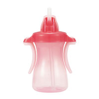 【9ヵ月から】ピジョン ぷちストローボトル チェリーピンク 150ml 1個