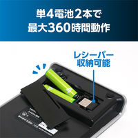 ナカバヤシ 2.4GHz接続ワイヤレステンキー TEN24G03/SL 1個