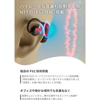 NTT ワイヤレスイヤホン マイク付 「耳元だけに音を閉じ込める」PSZ技術搭載 Bluetooth5.3 防水 IPX5 BA