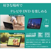 ダイアモンドヘッド DVDプレーヤー搭載14インチフルセグポータブルテレビ OT-TVD14TE 1台