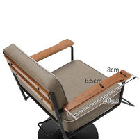 SEVEN BEAUTY (セブンビューティー) スタイリングチェア NAPOLI ブラウン 30074 1台（直送品）