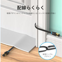 LANケーブル 3m Cat.8 薄型 ブラック IK-9082 1本 VENTION