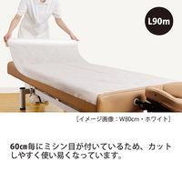 フィフティ・ヴィジョナリー 非防水30gホワイト しっかり厚手シーツ FV-EZ-63010 1本