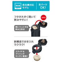 サーモス 真空断熱ケータイマグ 500ml ブラックジェイド JNL-S500 BK-J 1個