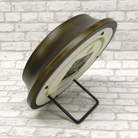 さんてる 日本製 アンティーク調ミニ掛時計(丸型) アンティークブラウン QL691_BR 1個