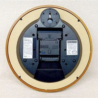 さんてる スタンダード 電波時計 アラビア文字 置き掛け兼用 直径250×奥行45mm ブラウン SR01_BR_A 1個（直送品）
