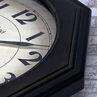 さんてる 電波時計 クロックスランド 置き掛け兼用 幅285×奥行55×高さ285mm ライトブラック SR26_DBK_A  1個（直送品）