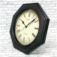 さんてる 電波時計 クロックスランド 置き掛け兼用 幅285×奥行55×高さ285mm ライトブラック SR26_DBK_R 1個（直送品）