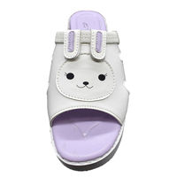 山一 うさぎっぱ2 ラベンダー LL No.43-2 1足