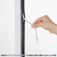 サンワサプライ コルゲートチューブ(ブラック・2m巻き・内寸直径13.8mm) CA-304 1本