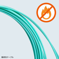 サンワサプライ  コード集合型光ファイバケーブル（マルチ50μmOM3、両端SC×2、50m） HKB-CSOM3SCSC-050（直送品）