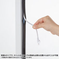 サンワサプライ コルゲートチューブ(ブラック・2m巻き・内寸直径10.7mm) CA-303 1本