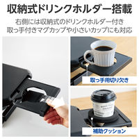 エレコム 折り畳める多機能ディスプレイスタンド PCA-DPSP4123BK 1個