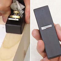 角利産業 細工用黒檀豆鉋 平 18mm No.1 1個