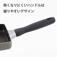 LIV PLUS マイヤー 卵焼き器 13×18cm IH ガス火 グレー マイヤーズワン ND-745 1セット(3個)