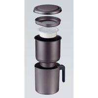 ベストコ オイルポット 油こし器 1.0Lふっ素樹脂加工 エコ Wトルネード MA-2041 1個