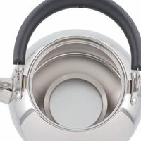 ベストコ ティーポット 急須 ステンレス製 茶こし付き トップハンドル 1.0L NQ-0024 1個