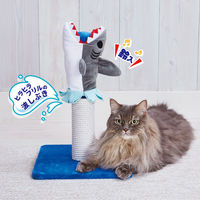 ペティオ つめみがきジョーズ 組み替えられる サメポール つめとぎポール鈴入 1個 猫用 おもちゃ