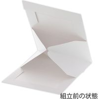 シモジマ サイドオープンケーキ箱 2号 白 ポケット付 004260001 1束(10枚)