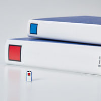 キングジム キングミニ キングファイルクリップ 青 MN2475N-B 1パック（4個入）