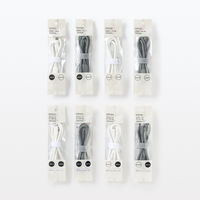 無印良品 やわらかくて絡まりにくいライトニングケーブル1m（USB-A/Lightning） 白 MJ-UC1ATL-W 良品計画