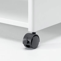 セキュリティラック用スタンド 小 幅560×奥行490×高さ700mm ホワイト RAC-SL5STN 1個（直送品）