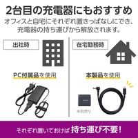エレコム ノートPC用充電ケーブル タイプC to DC丸コネクタ 100W 2m DC-PDFE20BK 1個