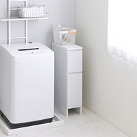 佐藤産業 DOLLY 隙間収納 幅200×奥行450×高さ1600mm ホワイト DOK160-20SS WH 1台（直送品）