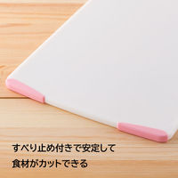 貝印 3点セット オールステンレス 三徳包丁 ペティナイフ まな板 ピンク 1組