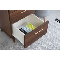 【軒先渡し】ゼリージュ チェスト 幅440×奥行400×高さ940mm ブラウン 54678720 1台（直送品）