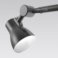 グッド・グッズ アーム式LED看板灯 LDーK15B 1800LM 2色切替 ブラック 1個（直送品）