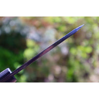 トヨクニ アウトドアナイフ:MASANO 白鋼 G10 皮ケース 晶之作 tygr230410-034 1本（直送品）