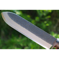 トヨクニ キャンプ剣鉈 遊焚火 6寸・土佐オリジナル白鋼 黒槌目 黒鉄ツバ輪 クルミ柄 tygr230410-039 1本（直送品）