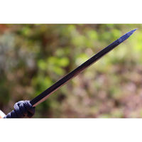 トヨクニ アウトドアナイフ:MASANO 白鋼 パラシュートコード 黒 皮ケース 晶之作 tygr230410-036 1本（直送品）