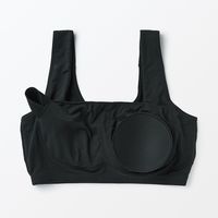 【レディース】無印良品 婦人 なめらかナイトブラジャー 婦人M 黒 良品計画