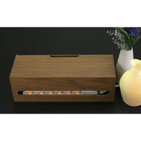 橋本達之助工芸 ケーブルボックス L ブラウン タップ収納 タップボックス 4932903152455 1個