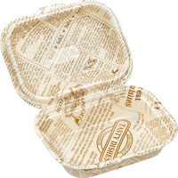 エフピコ DLVボーノ 19-15 ジョイW×タイムス茶W×クローバー 3柄アソート 1袋（9枚入：3柄×3枚）