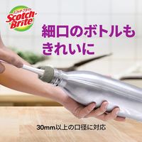 スリーエム（3M）スコッチブライト すごいボトル洗い 取替え用スポンジ 抗菌 茶渋 水筒 グレー MBC-03KGY-R（1個入）
