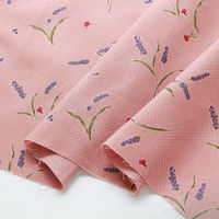 パッチワークコレクション 花柄 プリント生地 ピンク 巾約110cm×2mカット NCM11260-1F-2M 1袋(110cm×2mカット（直送品）